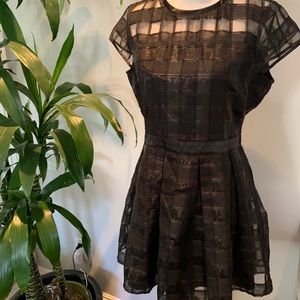 Black cocktail dress